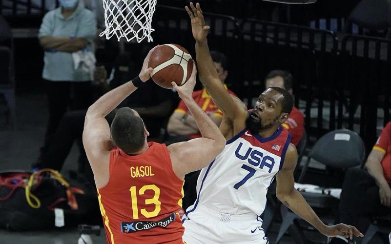美国男篮vs西班牙全场回放