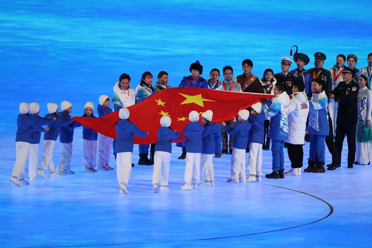2022年冬奥会开幕式升国旗仪式